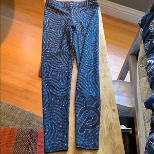 Terez x Peloton Blue Sz S - Blue Glitter Galaxy